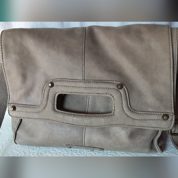 Lucky Brand Suede Foldover Bag - Picture 13 of 16